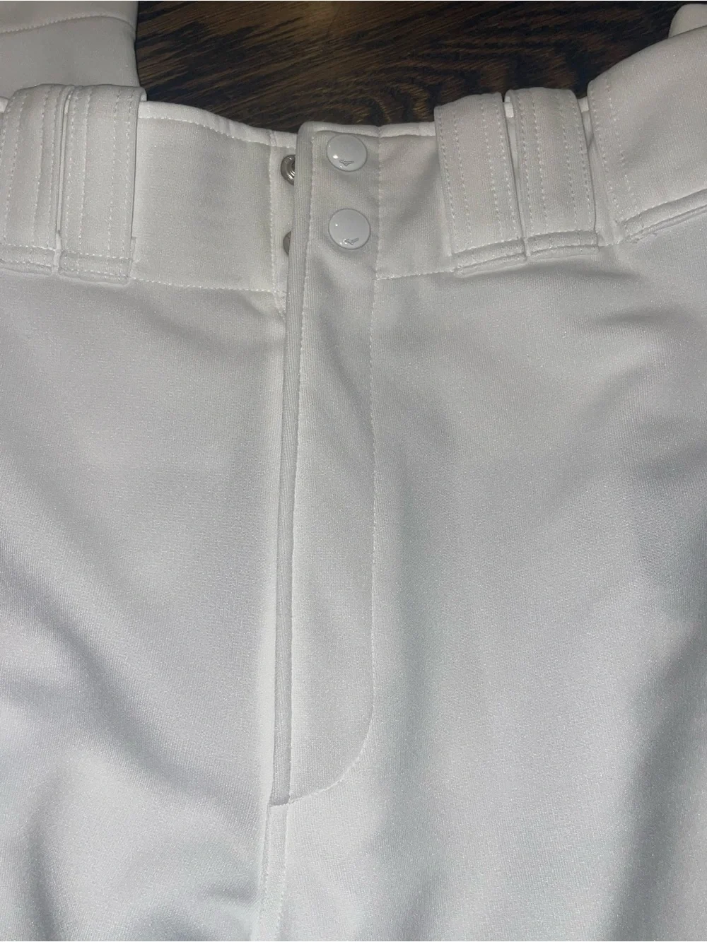 Mizuno Performance baseball pants with a tunnel-belt loop waist S